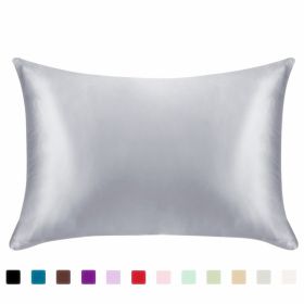 Pillowcase Satin Solid Color Simulation Silk Single Pillowcase Ice Silk Pillowcase