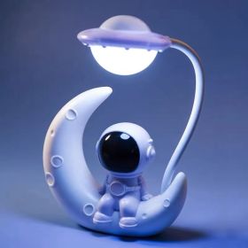 Children's Creative Spaceman Desktop Small Table Lamp