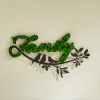 FAMILY Letter Art Moss Wall Decor