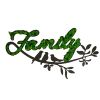 FAMILY Letter Art Moss Wall Decor