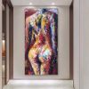 Handmade Oil Painting Canvas Wall Art Decoration Modern Female Nude Human Body Living Room Hallway Bedroom Luxurious Decorative Painting