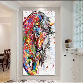 Handmade Oil Painting Canvas Wall Art Decoration Modern Animal Home Entryway Living Room Bedroom Luxurious Decoration Painting (size: 90x120cm)