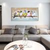 Handmade Oil Painting Abstract Colorful Birds oil Painting On Canvas Original Animal Wall Art Modern Acrylic Painting Living room Home Decor