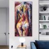 Handmade Oil Painting Canvas Wall Art Decoration Modern Female Nude Human Body Living Room Hallway Bedroom Luxurious Decorative Painting