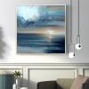 Handmade Oil Painting Abstract Ocean Oil Painting On Canvas Large Wall Art Original Sunset Seascape Painting Modern Living Room Home Decor