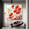 Hand Painted Oil Paintings Canvas Wall Art Decoration Modern Abstract Flowers Living Room Hallway Bedroom Luxurious Decorative Painting